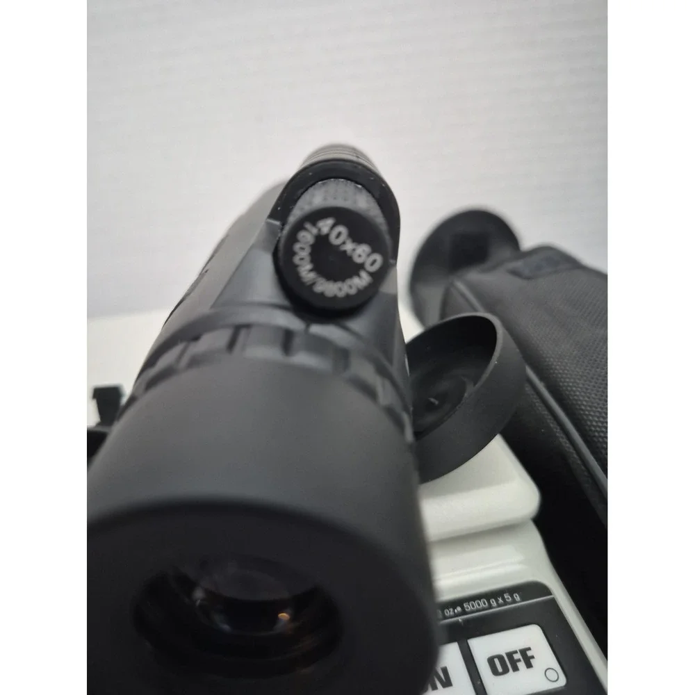 Monocular With Compass, Lens Covers,Draw String Bag Case - 40 x 60
